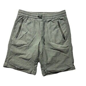 Athleta Shorts Women Size 4 Green Farallon Bermuda Stretch Twill Outdoors Hiking